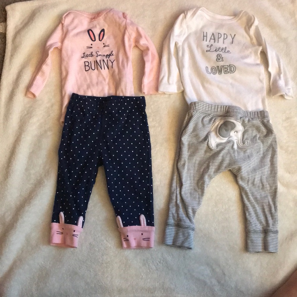 Two pajama outfits